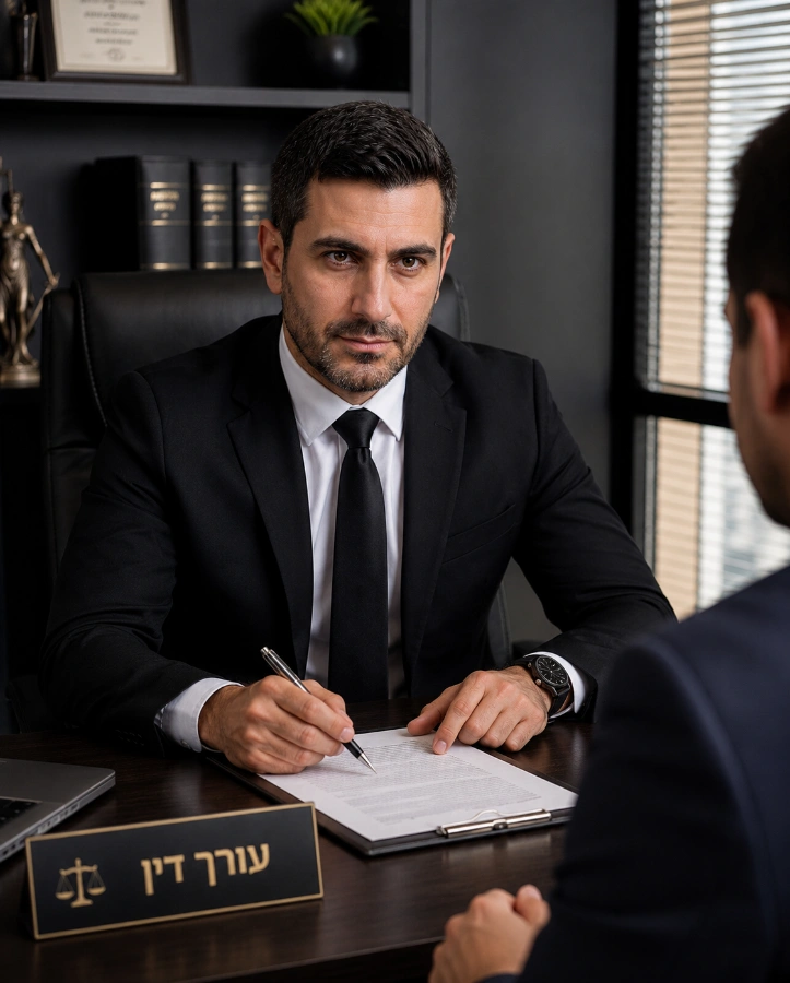 פגישת לקוח במשרד עורכי הדין